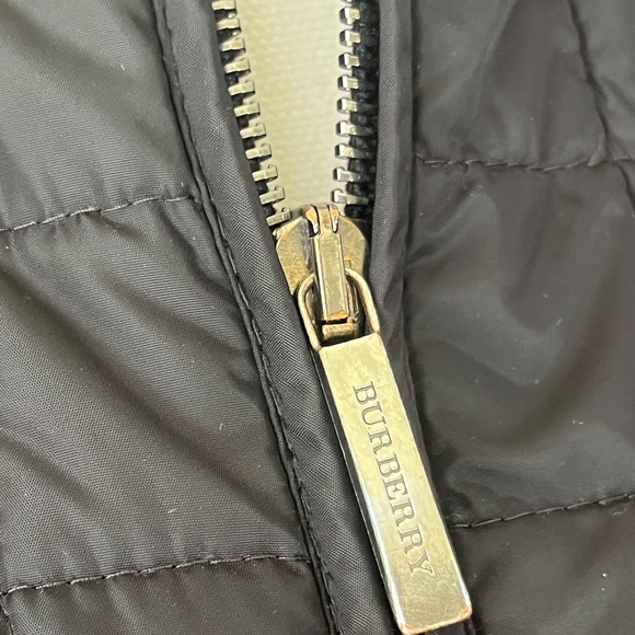 Burberry London Womens Quilted Black Lightweight Jacket Size 6 - Picture 7 of 7